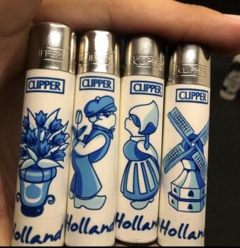 Holland Porzellan Clipper Feuerzeuge